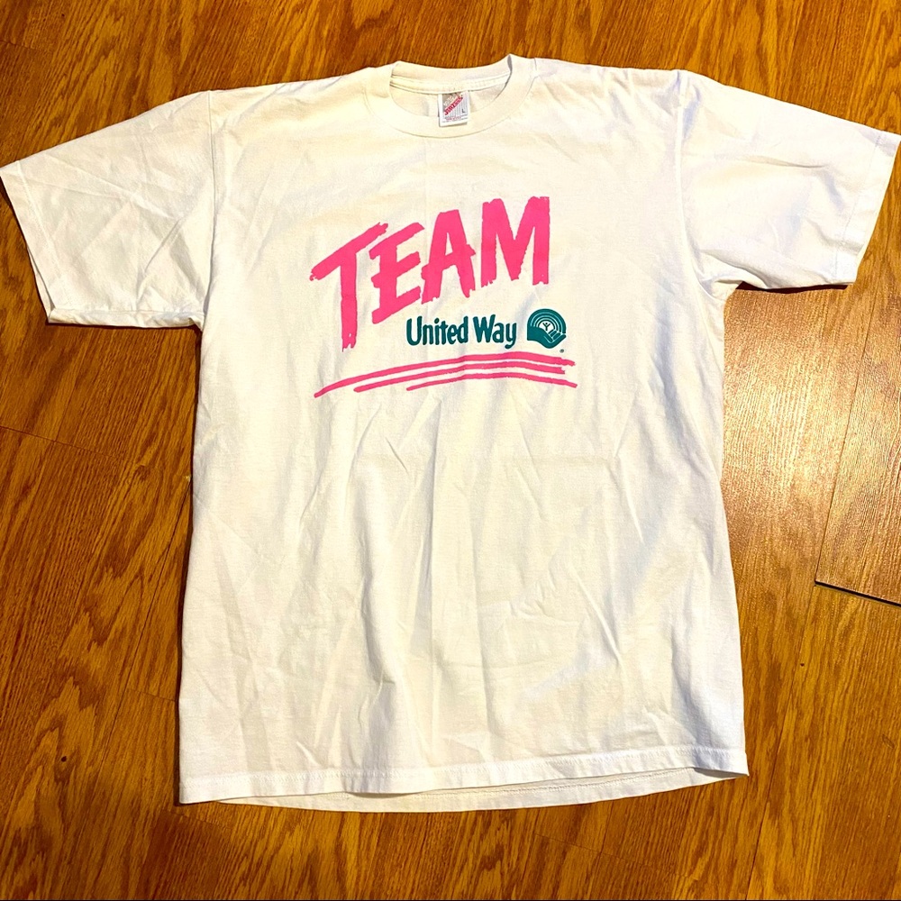 Vintage 90s Team United Way shirt